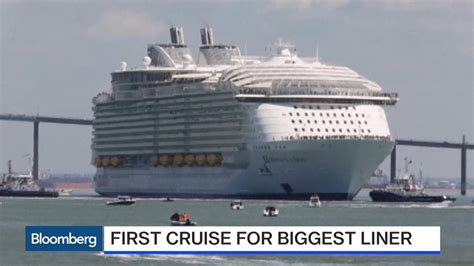 Worlds Biggest Cruise Ship Makes Maiden Voyage