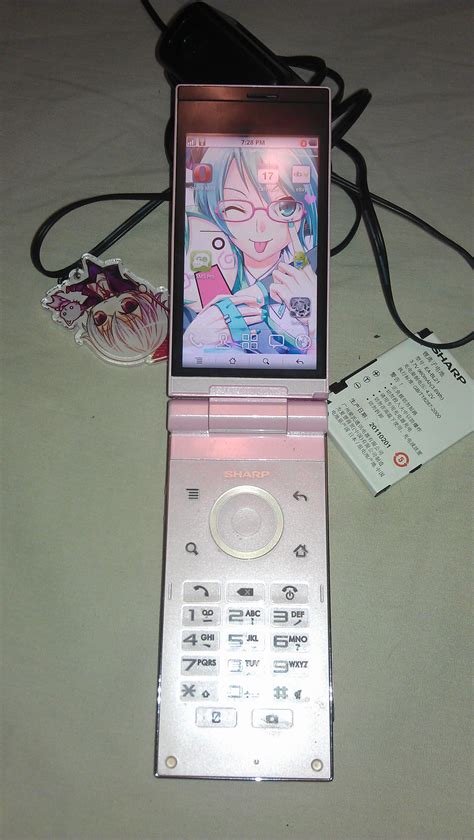 sold sharp shu pink chinese touch screen android flip phone