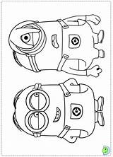 Coloring Minions Dinokids מיניונים Pages דפי Minion ציעה Despicable Print Close sketch template