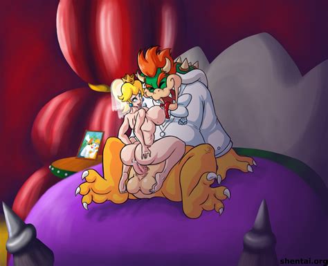 princess peach and bowser having a bridal night are mario is still looking for his princess in