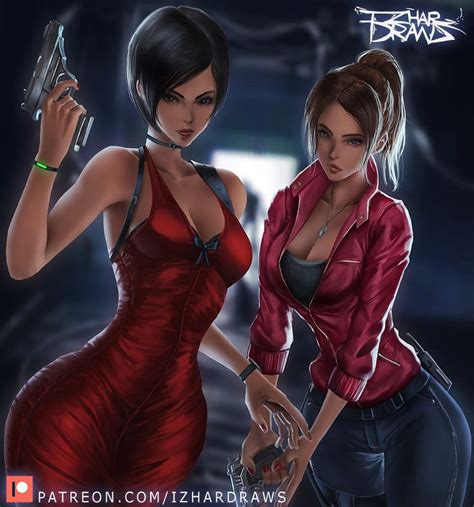 claire redfield and ada wong resident evil personajes de