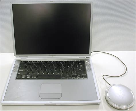 apple  titanium powerbook  laptop computer  sfmoma