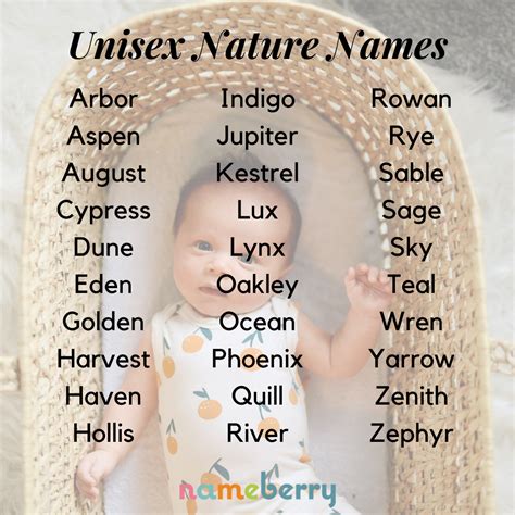 coolest unisex nature names   names fantasy names nature names