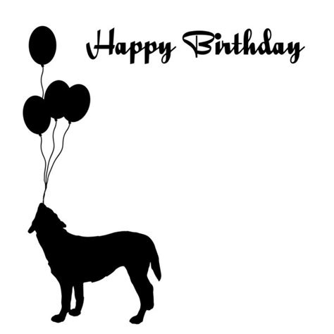 Sorriso De Cachorro De Gato De Cartão De Feliz Aniversário — Vetor De