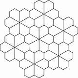 Tessellation Pentagonal Coloring Geometric sketch template