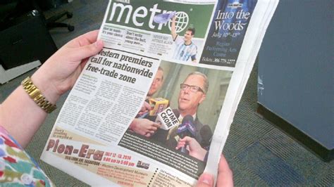 metro ending free print newspapers in regina saskatoon london ont