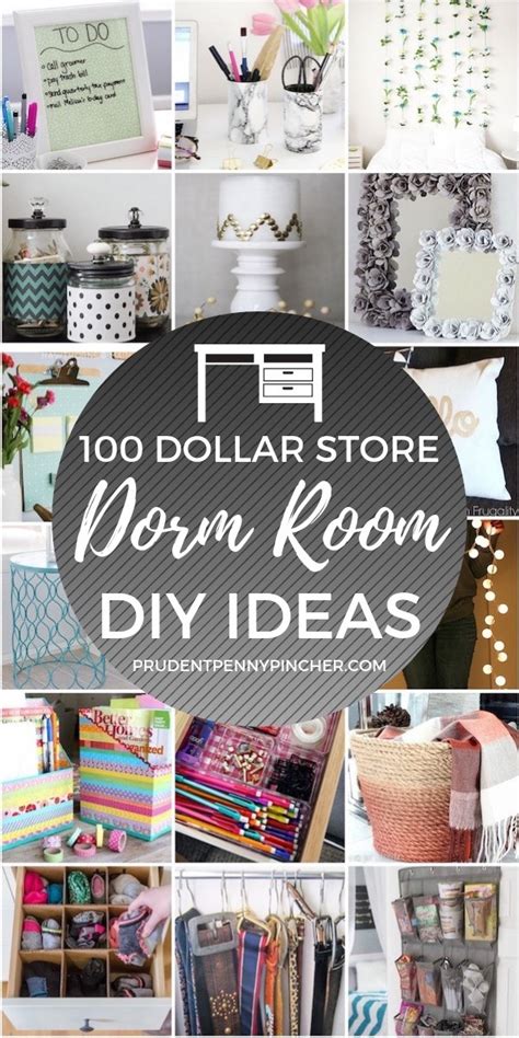 100 Diy Dollar Store Dorm Room Ideas Prudent Penny Pincher