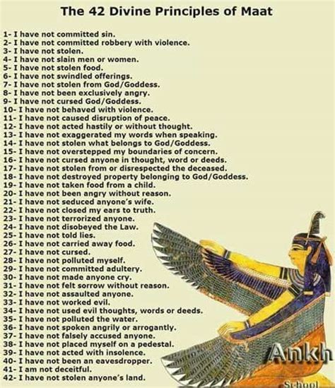 42 Laws Of Ma At Spirituality Pinterest Law