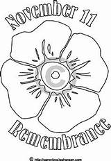 Remembrance Poppies Anzac Veteran Leehansen Flanders sketch template