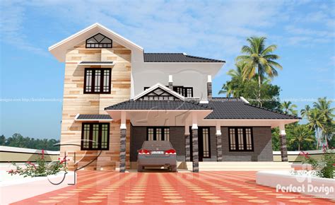 simple kerala house design double floor