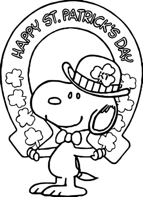 st patricks day coloring pages happiness  homemade