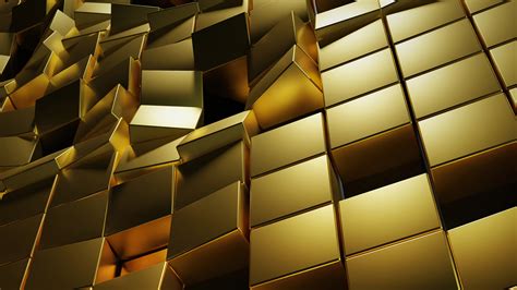 gold  cubes  hd abstract wallpapers hd wallpapers id