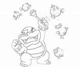 Koopa Coloring Morton Pages Bowser Lemmy Iggy Power Dry Colouring Dark Getcolorings Getdrawings sketch template