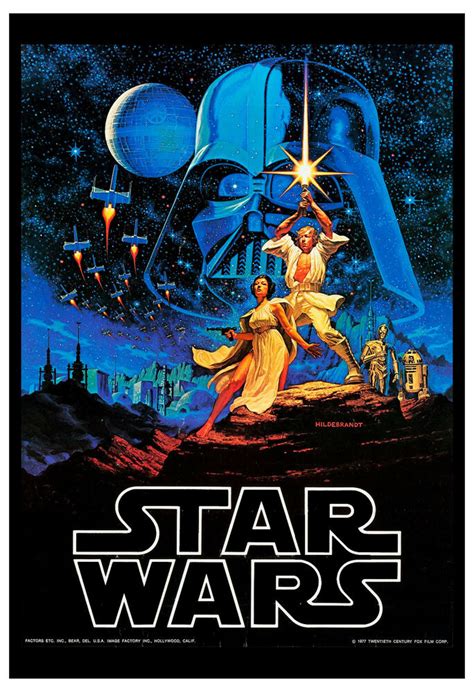 sci fi star wars classic  poster