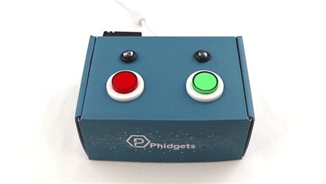 started kit button  led phidgets