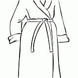 Coloring Pages Bathrobe sketch template