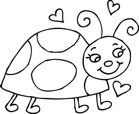 art  cute ladybug  hearts  clip art