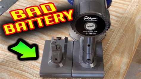 dyson  battery replacement red flashing light fix youtube
