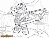 Coloring Ninjago Lego Pages Nya Print sketch template