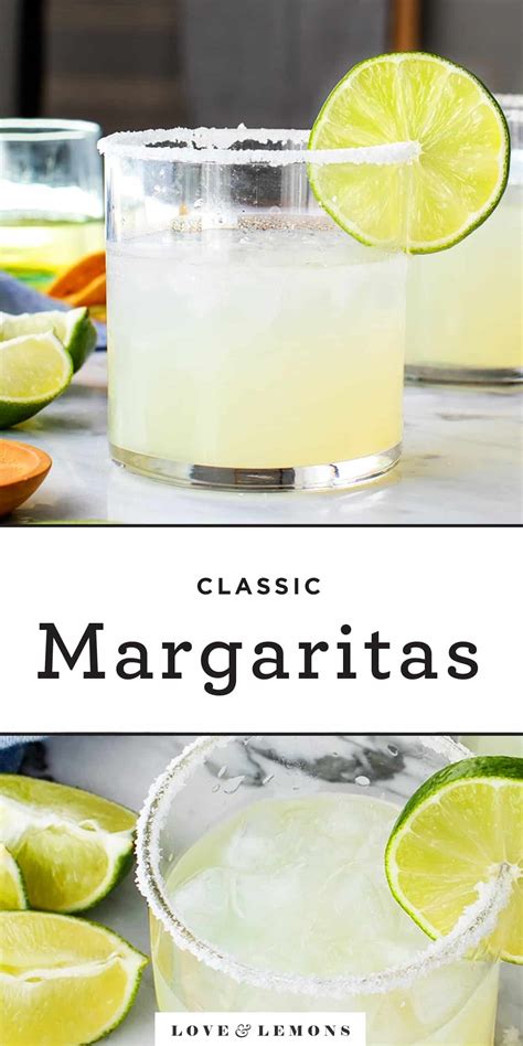 Classic Margarita Recipe Love And Lemons