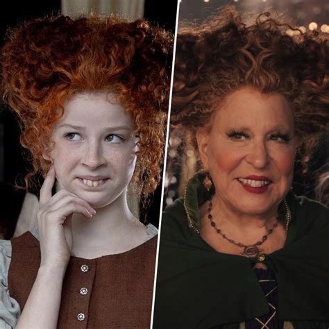 bette midler told  actor playing young winifred  hocus pocus