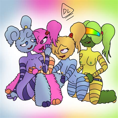 Rule 34 Anthro Foursome Hoola My Singing Monsters Pompom Rooba Sooza