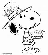 Peanuts Coloring Thanksgiving Pages Popular sketch template