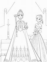 Frozen Fever Elsa Coloring Pages Getdrawings Disney Popular Color Getcolorings sketch template