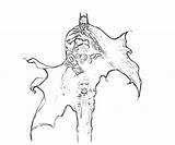Batman Arkham Coloring Sketch City Asylum Pages Template sketch template
