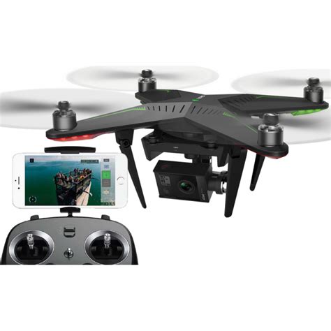 drone xiro xplorer  rtf nacelle stabilisee  axes gopro