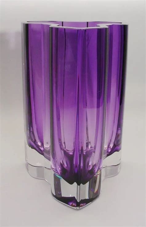 Magnificent Vintage Purple Kosta Boda Vase Worldrarities