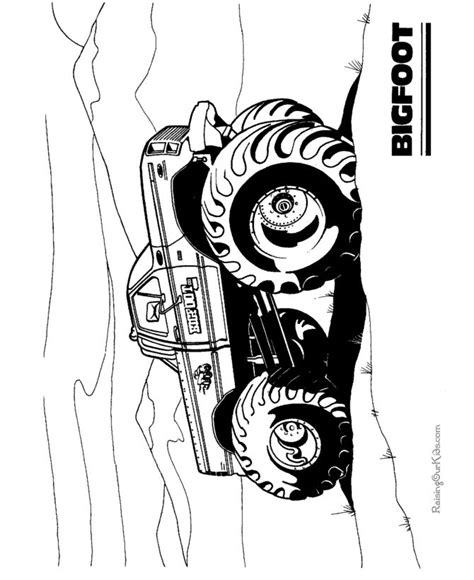monster truck coloring pagegif  monster truck coloring