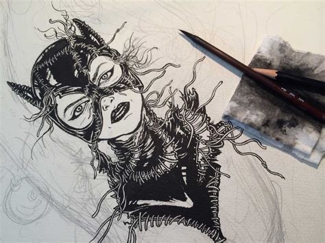 Batman And Catwoman Drawing