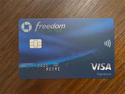 chase freedom unlimited card arrived moore  miles