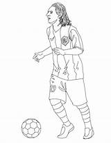 Fotbal Soccer Colorat Fotbalisti Desen Everfreecoloring Teren Damy Desene sketch template