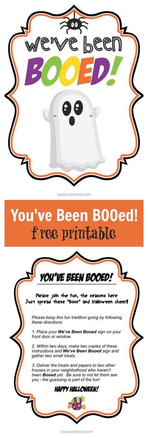 youve  booed printable