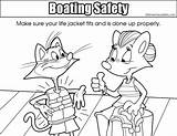 Coloring Jacket Life Safety Pages Colouring Boating Checks sketch template