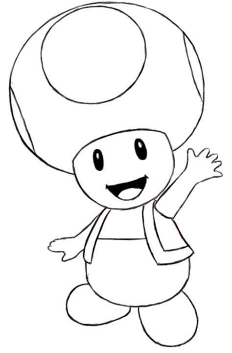 toad coloring pages    print