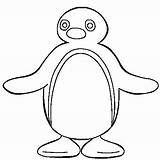 Pingu sketch template
