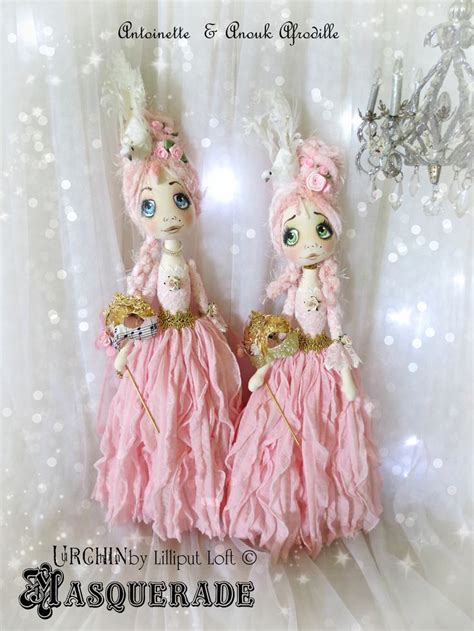Urchin Art Dolls ~ Antoinette And Anouk By Vicki At Lilliput Loft Fairy