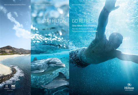 advertising campaign  hilton hotels resorts showcases global