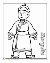 Mongolia Multicultural Kids Colouring Around Diversity Tezcan Tk sketch template