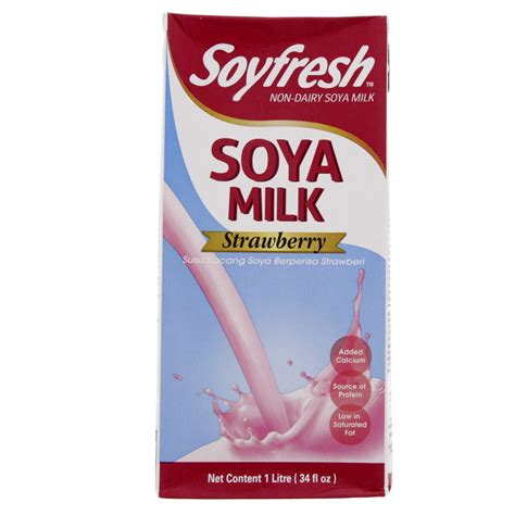 Soy Fresh Strawberry Flavored Non Dairy Soya Milk 1litre Online At Best