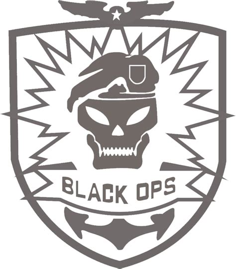 black ops logo skull call  duty black ops vector png image   background