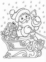 Christmas Father Colouring Pages Coloring Printable Sheets Printables sketch template