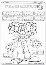 Tablas Multiplicar Ejercicios Actividades Matematicas sketch template