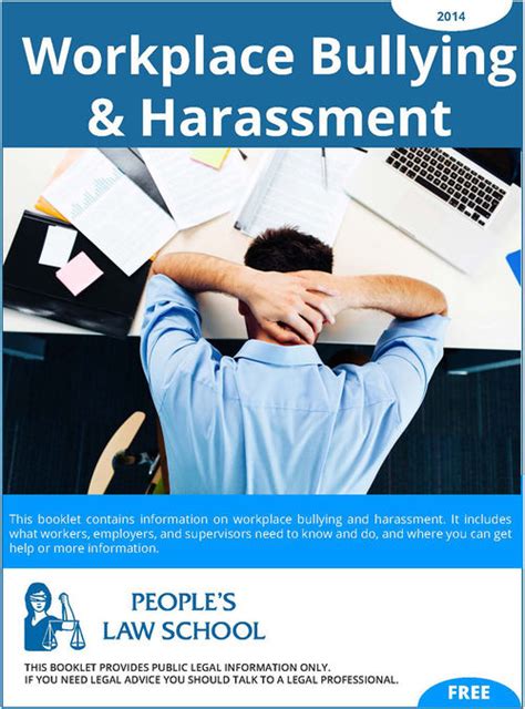 workplace bullying and harassment clicklaw wikibooks