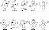 Coloring Numbers Pages Kids Number Kitty Hello Worksheets Letters sketch template