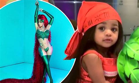 Cardi B Shows Off Her Daughter Kultures Adorable Moana Costume Flipboard