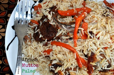tickle  senses afghan style mutton pulao qabili palau kabuli palao